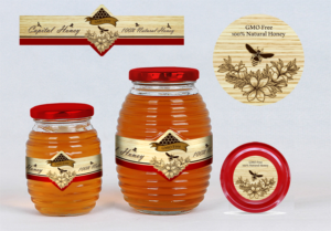 Capital Honey labels | Etikett-Design von Polina_pro