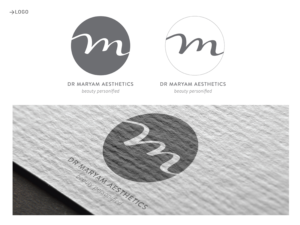 Dr Maryam aesthetics - Beauty Personified  | Business Card Design by sharon bolder