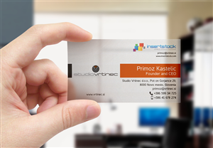 Business Card Design by Paussome for Studio Vrtinec d.o.o. | Design #2212874