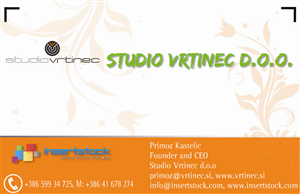 Business Card Design by gihan for Studio Vrtinec d.o.o. | Design #2210377