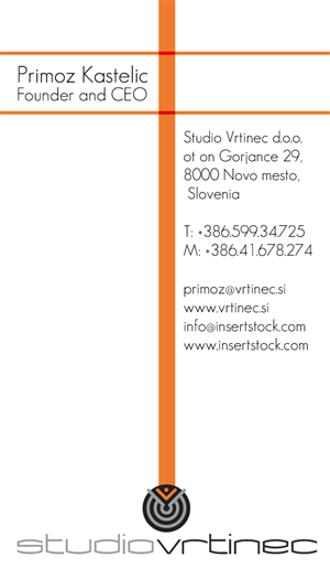 Business Card Design by Blckcat24 for Studio Vrtinec d.o.o. | Design #2210932