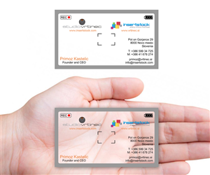 Business Card Design by EricR for Studio Vrtinec d.o.o. | Design #2210421