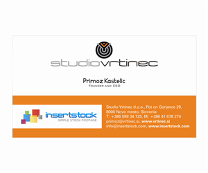 Business Card Design by Q-design for Studio Vrtinec d.o.o. | Design #2212922