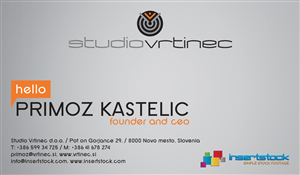 Business Card Design by Clever Solutions for Studio Vrtinec d.o.o. | Design #2210883