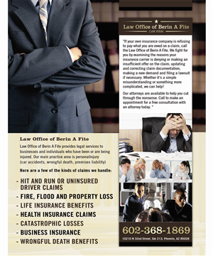 Law Firm Advertising Design Needed | Advertisement Design by jeffdefy