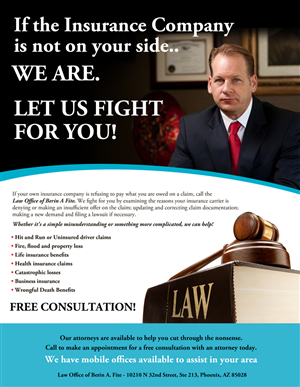 Law Firm Advertising Design Needed | Advertisement Design by Purple Hearts 