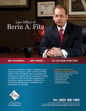 Law Firm Advertising Design Needed | Advertisement Design by IG Creative Solutions