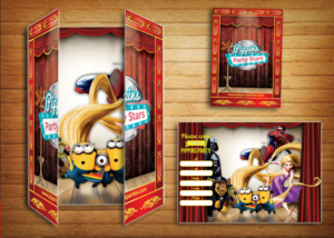 Flyer Design, Childrens parties with characters (e.g Minion/Rapunzel) | Flyer Design by alessandroevge