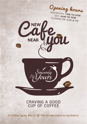 Cafe Opening Flyer Design Project | Flyer Design by D-Design