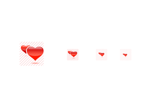 PIXEL ART tool bar buttons for female oriented social networking and dating site | Icon-Design von 96 alex