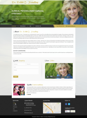 Website for a Psychologist in Private Practice | Web Design by Sbss