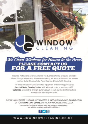 JG Window Cleaning Flyer Design | Flyer Design by Brian Ellis