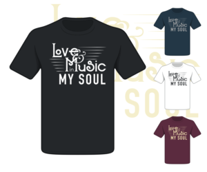 T-shirt for a vocalist's album release with music clip | T-Shirt-Design von nreimer