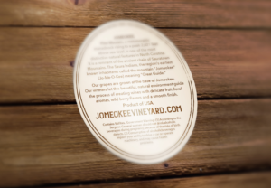 Wine Label for Jomeokee Vineyards | Label Design by sharon bolder