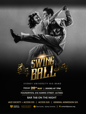 Big Band Requiring 'Swing Night' Event Poster | Poster Design by baidya