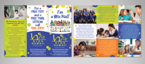 A tri fold flyer to be sent to parents advertising Learning Center | Brochure Design by Victor_pro