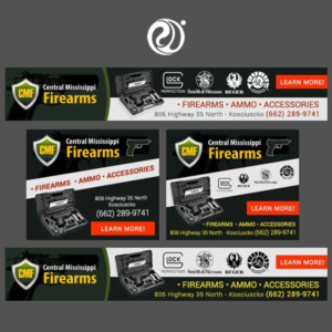 Central Mississippi Firearms Banner | Banner-Design von rdesign12