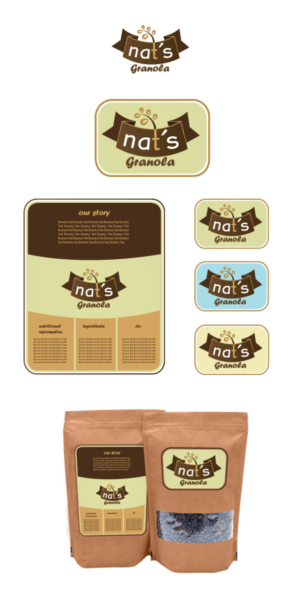 Nat's | Label Design by kavish