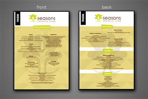 Garden Menu | Menü-Design von Donn Marlou Ramirez