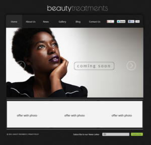 COMING SOON PAGE for BEAUTY WEBSITE | Web Design by Gfx.26™