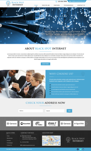 New Internet Service provider for regional or isolated businesses  | Web Design by Sbss