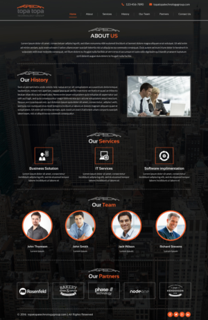 Information Technology Company needs a Website... | Web Design by Sbss