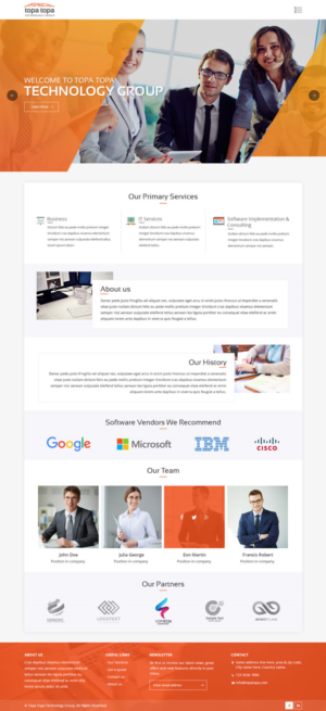 Information Technology Company needs a Website... | Web Design by nzdesigners