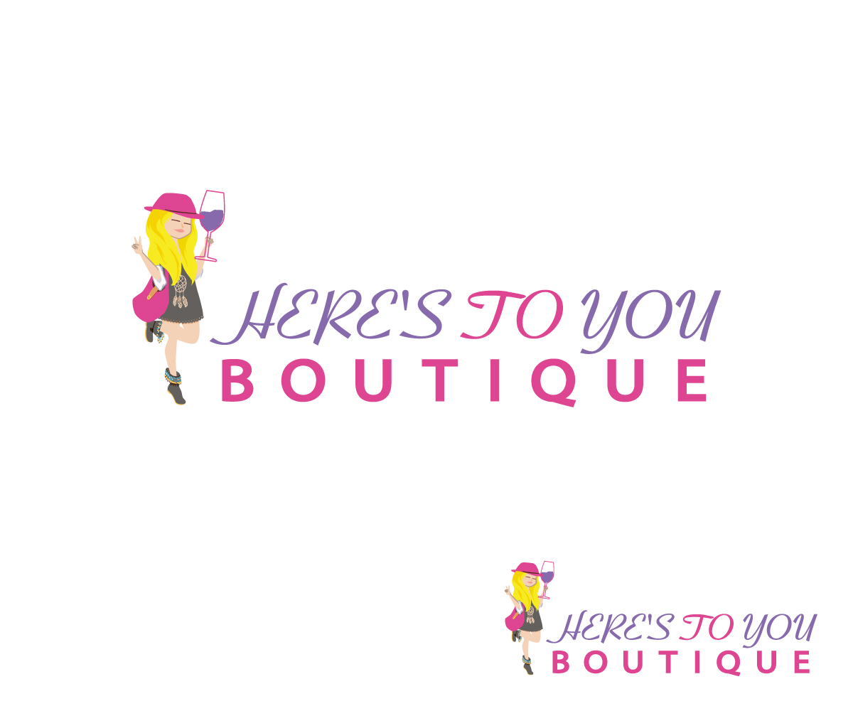 Logo Design by Marta Gavran for Here's To You Boutique | Design #11238898