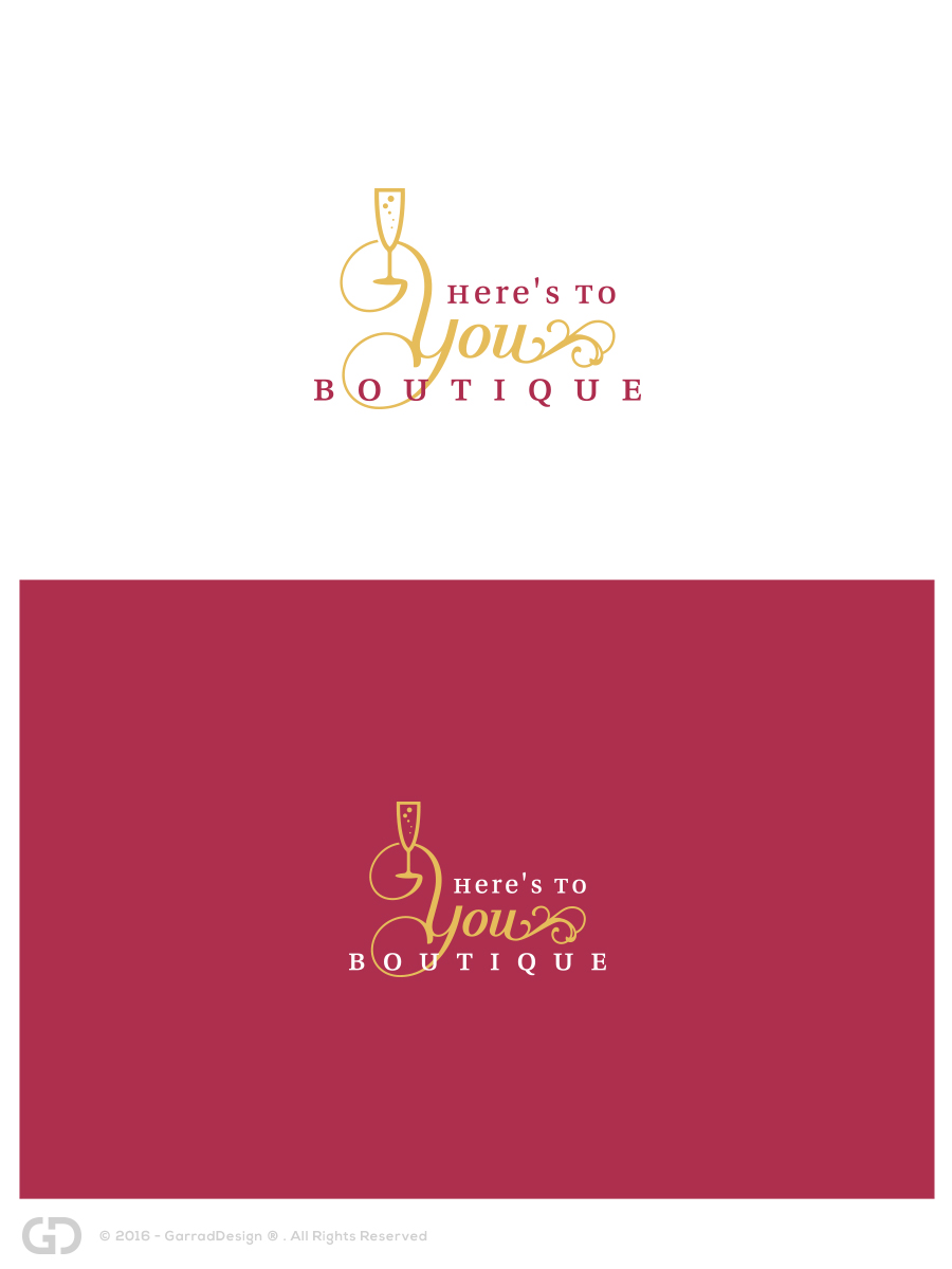 Logo Design by garrad for Here's To You Boutique | Design #11156055