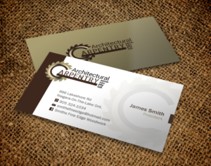 Business Card Design by Brand aid for Smith's Fine Edge Woodwork | Design #11197614