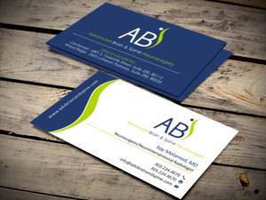 Advanced Brain & Spine Business card | Business Card Design by SKYdesign