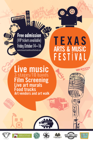 Texas Arts & Music Festival | Poster Design by TTK