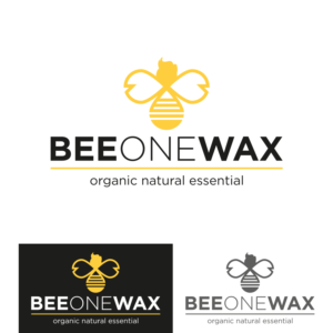 Bee O.N.E. Wax (Organic Natural Essential) | Logo-Design von RyanGrice