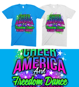 T-Shirt-Design von Rockalight für Cheer America | Design #11336058