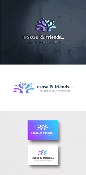 esosa & friends... for life, love and happiness | Logo Design by Omee