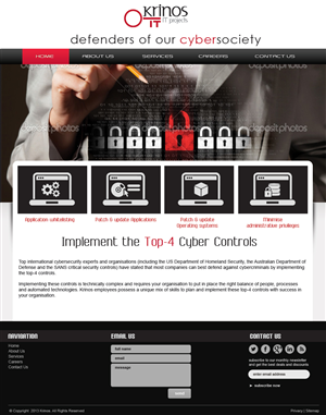 Krinos Cyber Security (Consultants) | Web-Design von jeckx2