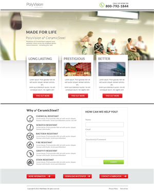 Landing Page Design by ctbors