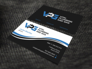 Plumbing Company After Business Card | Business Card Design by SKYdesign