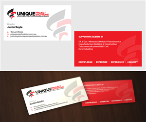 Business Card Design by Anthony for Unique Project Solutions | Design #2331351