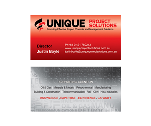 Business Card Design by Maya Dadgar for Unique Project Solutions | Design #2330104