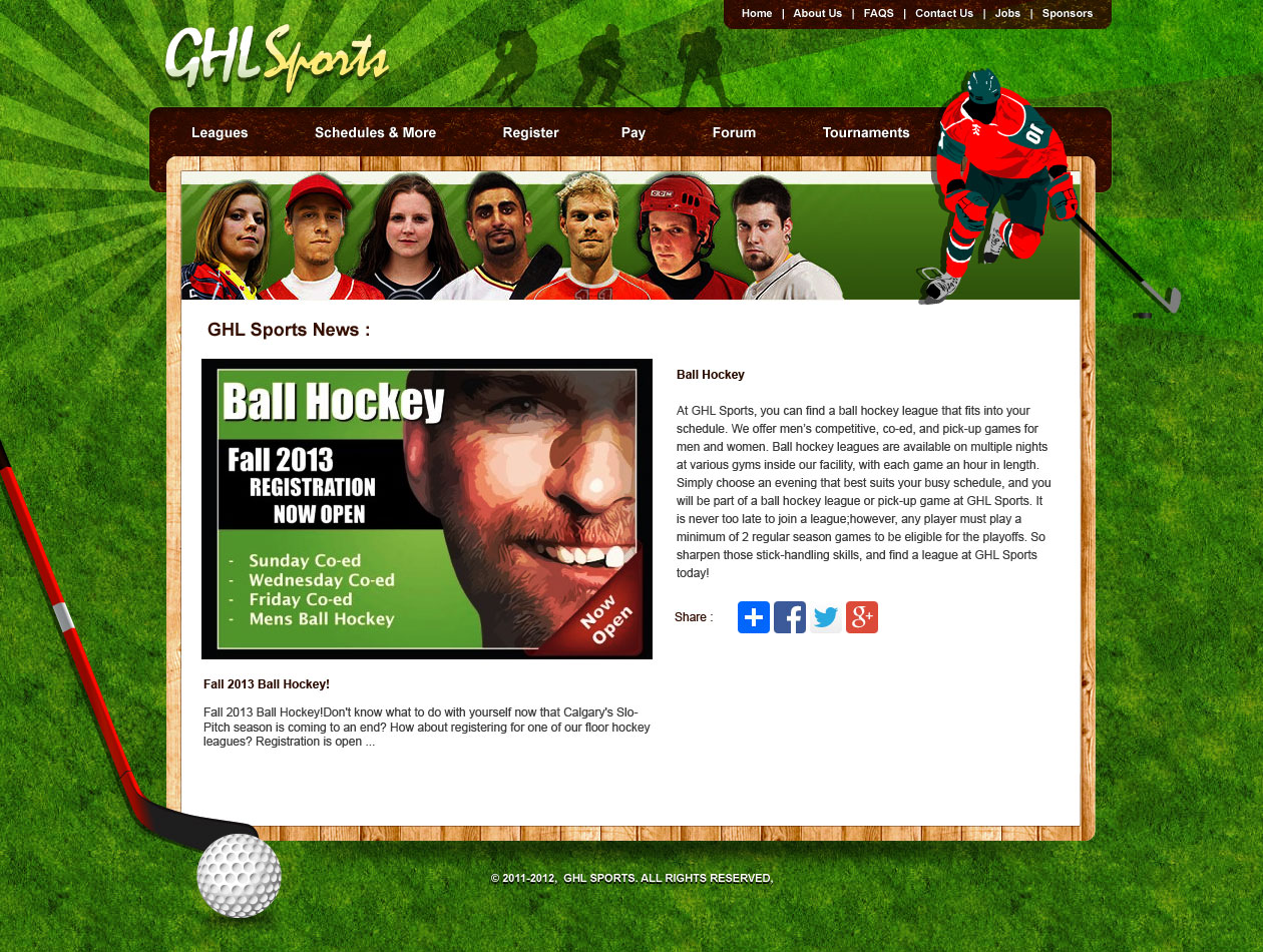 Web Design by designcruze for GHL Sports Ltd | Design #2340241