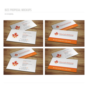 Sound or Sound Advice Canada Immigration Services | Logo and Business Card Design by Kitchenfoil