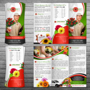 Flower delivery business needs sales brochure | Broschüren-Design von aspiremedia