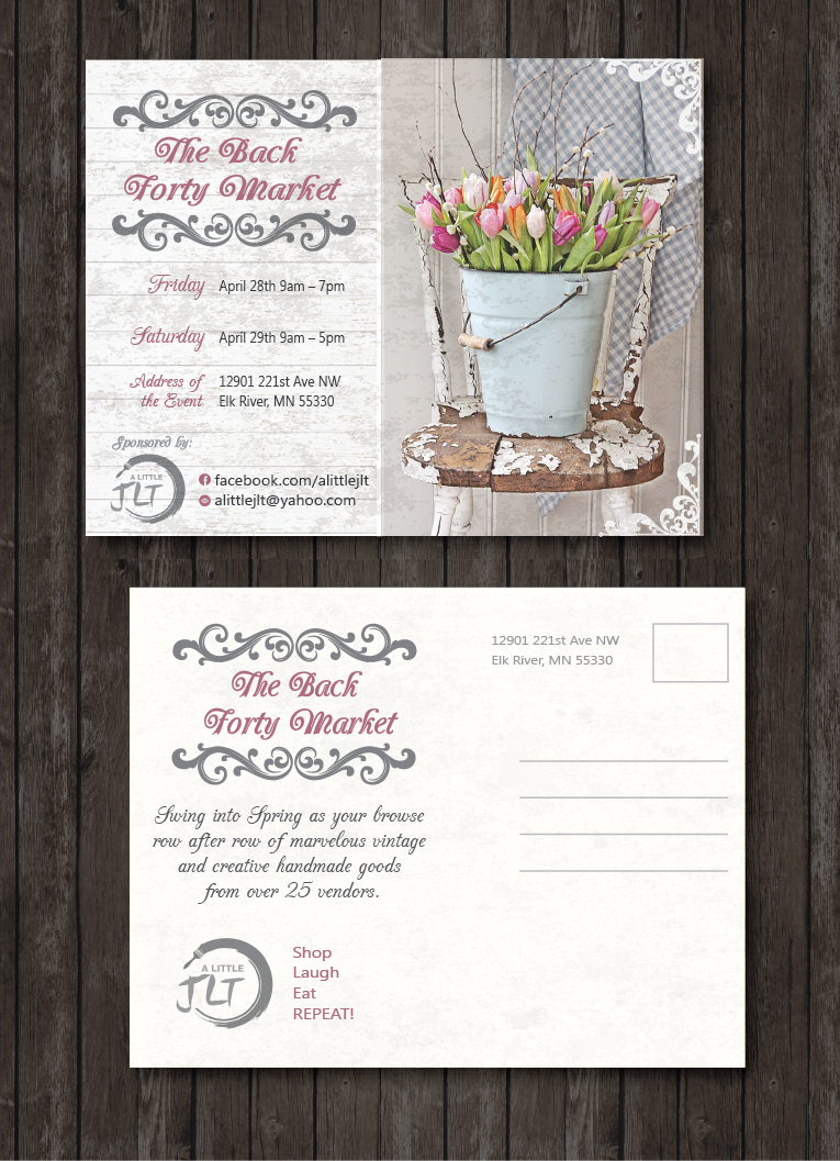 Postcard Design by alex989 for this project | Design #11543078