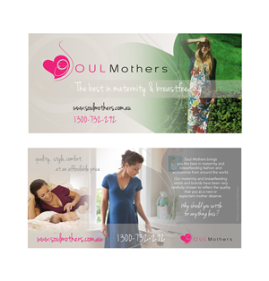 Soul Mothers, maternity & breastfeeding website, needs a DL Flyer Design.  | Flyer Design by Purple Hearts 