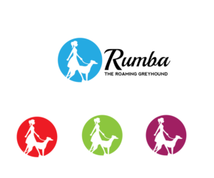 Rumba the Roaming Greyhound | Logo-Design von renderman