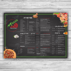 Mozza Pizza & Pasta Takeaway Flyer | Flyer-Design von SAI DESIGNS