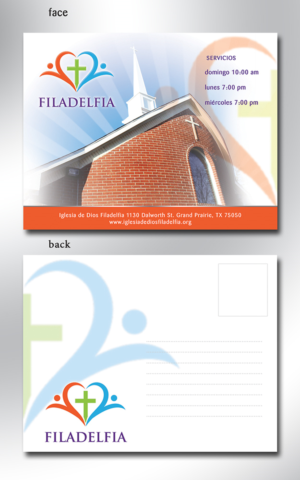 Church needs an introductory/informative postcard | Postkarten-Design von Rozita