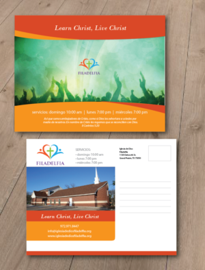 Church needs an introductory/informative postcard | Postkarten-Design von alex989