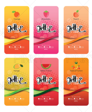 Jell E-liquid (Labels for E-Liquid Company) | Label Design by Pinky 